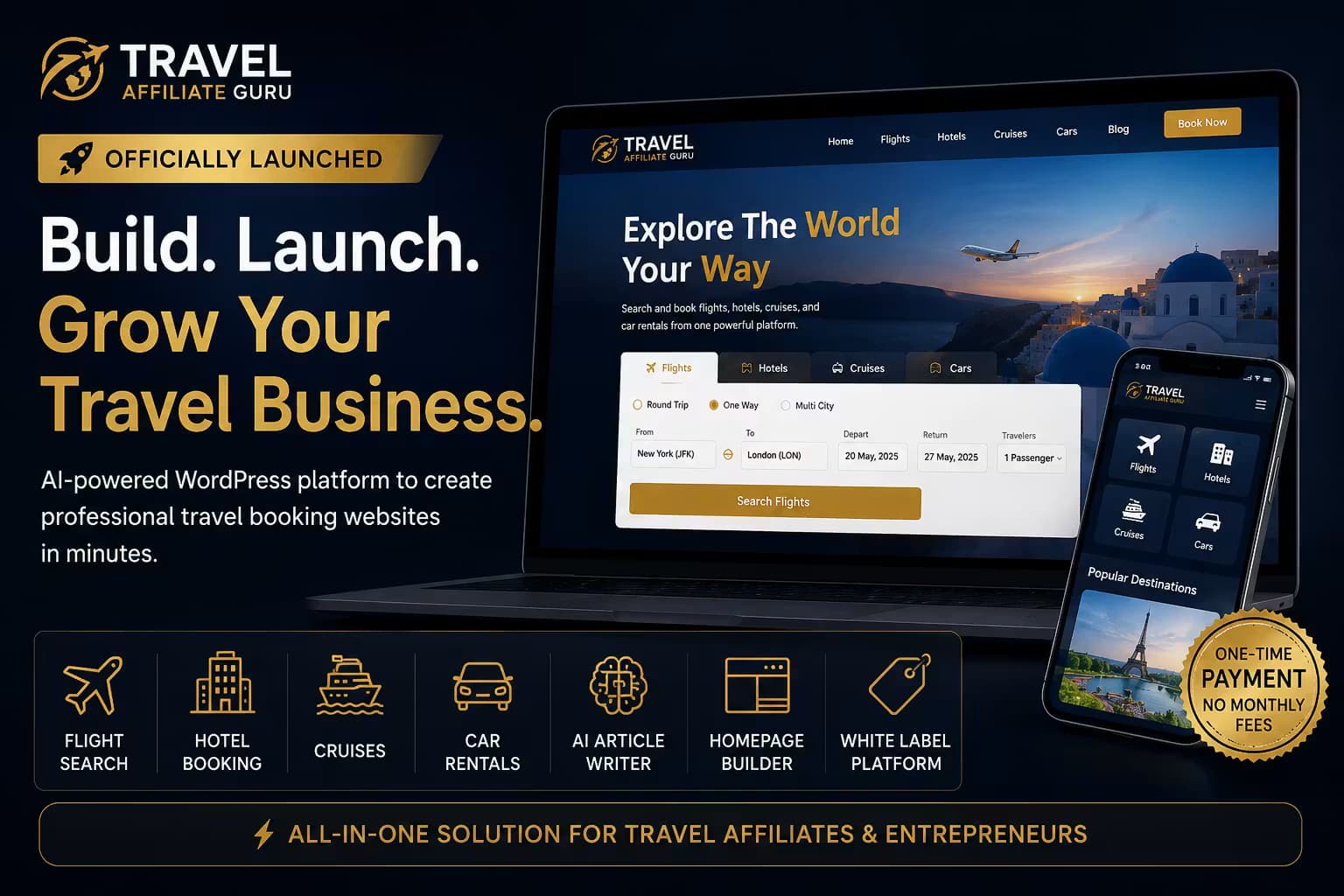 AI Travel Website Builder