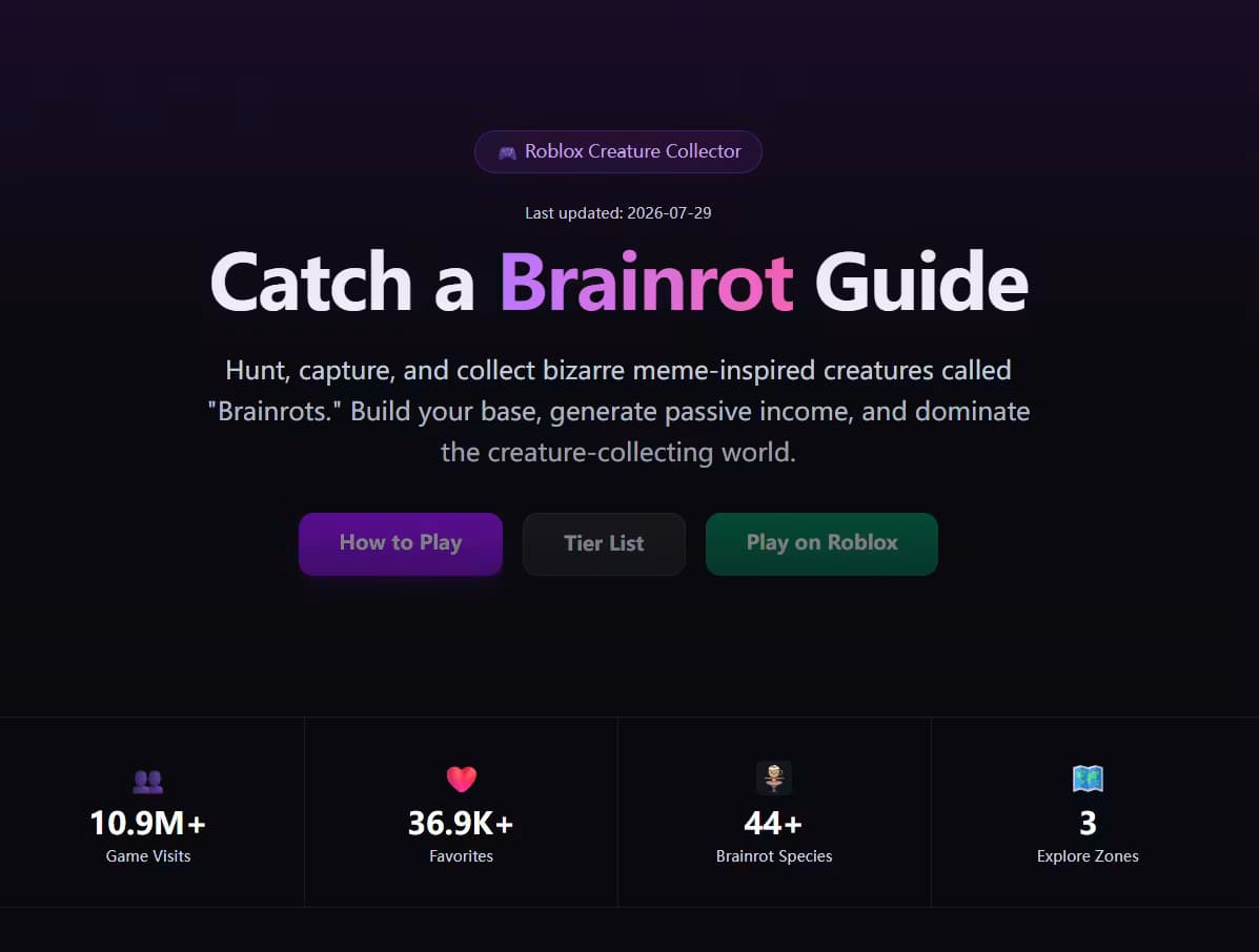 Catch a Brainrot