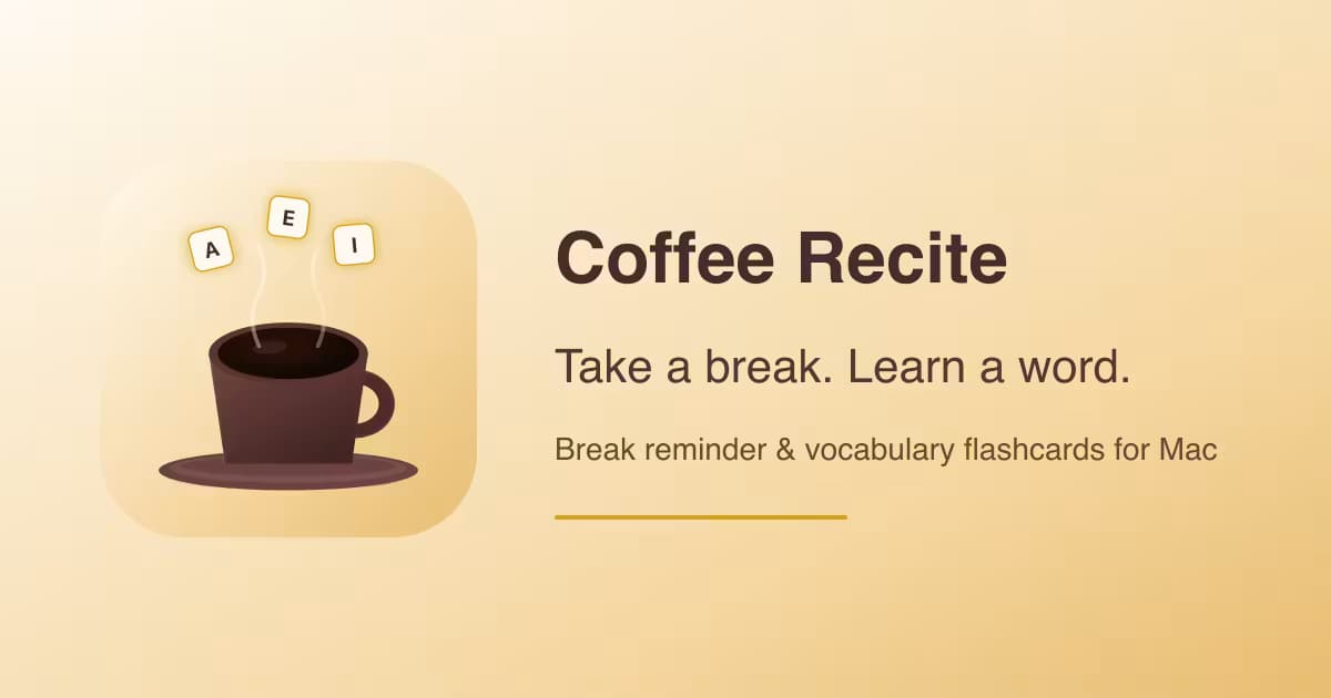 Coffee Recite