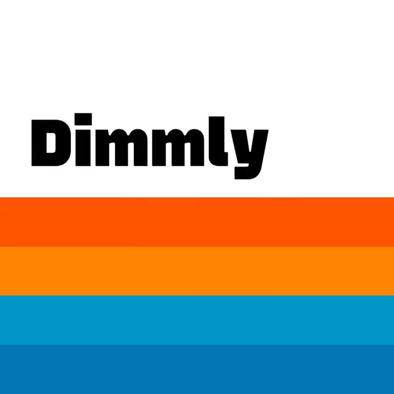 Dimmly