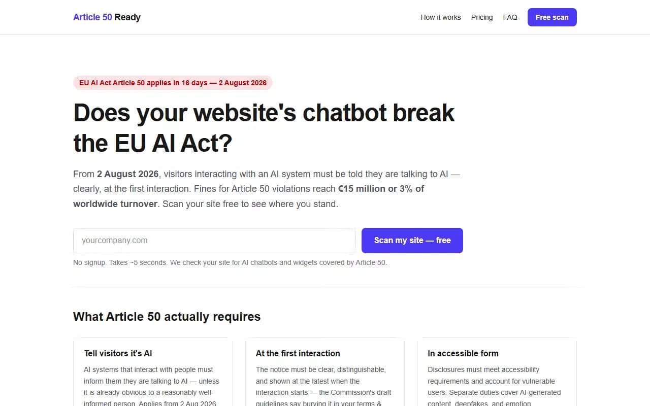 Article 50 Ready