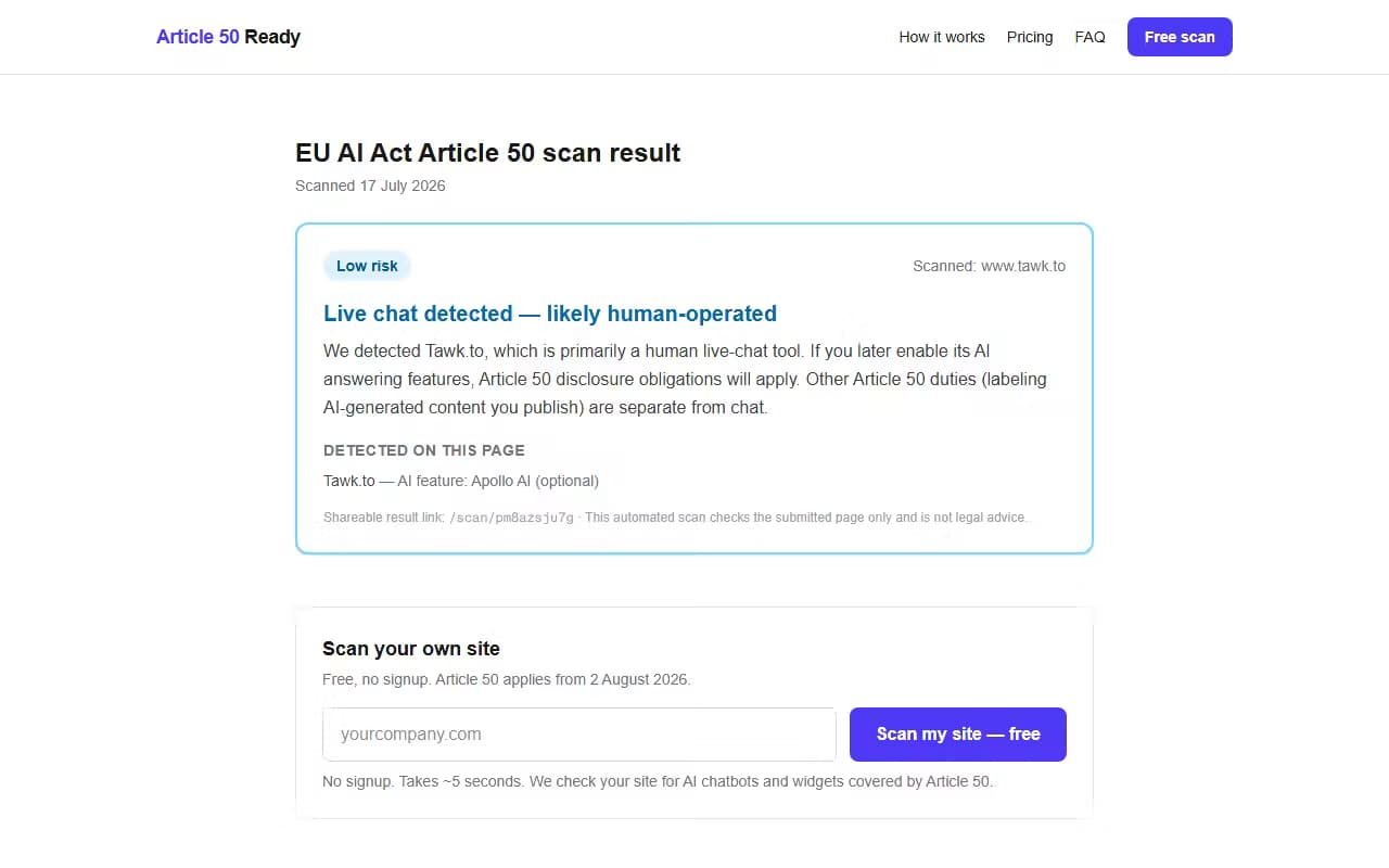 Article 50 Ready