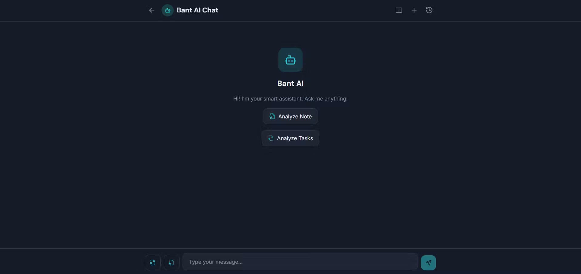 Bant workspace Ai