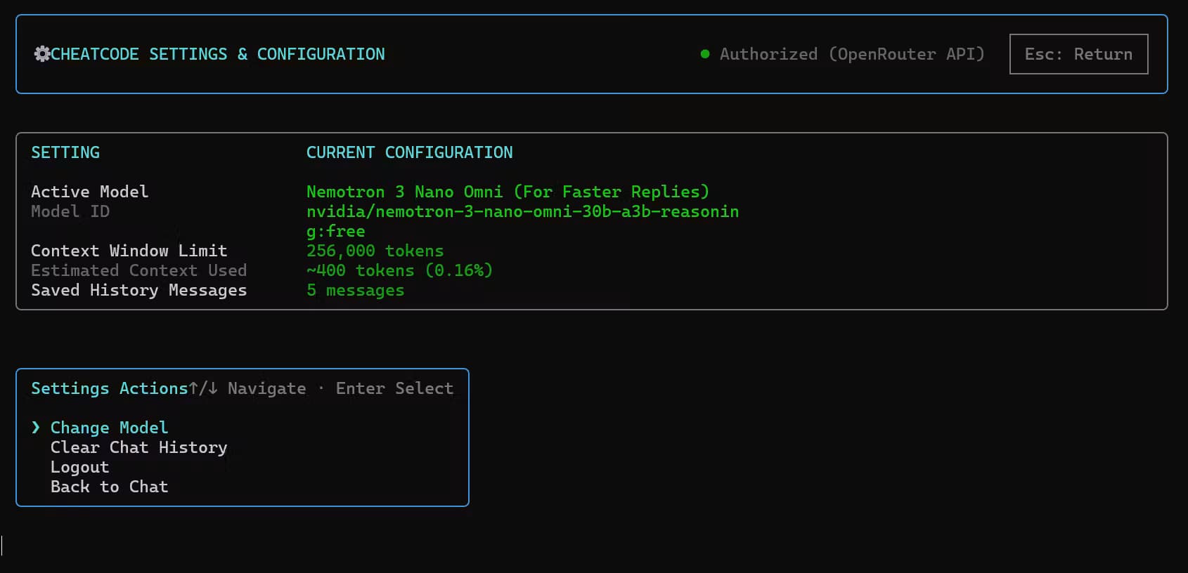 CheatCode