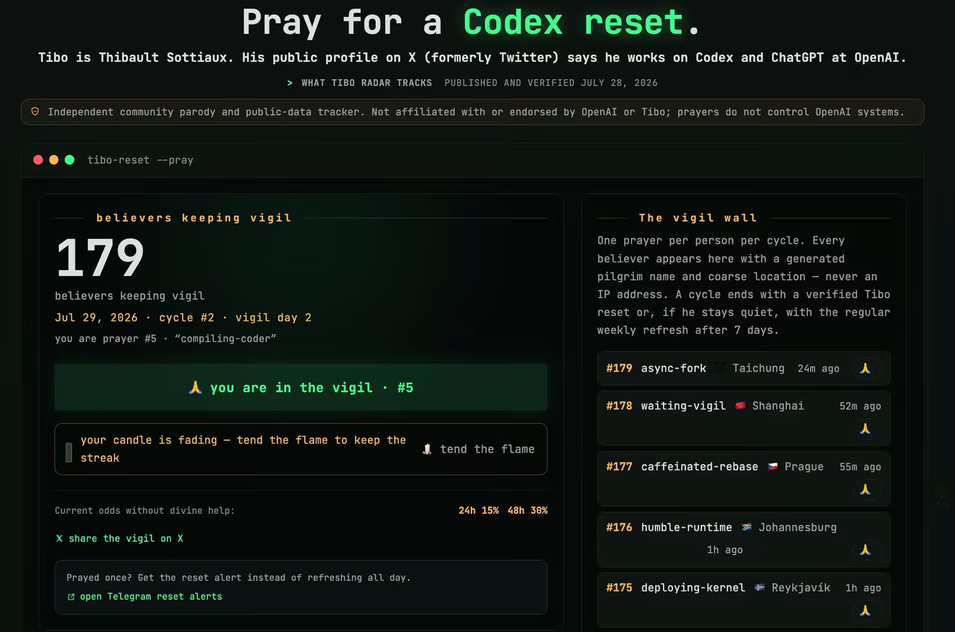 Codex Reset