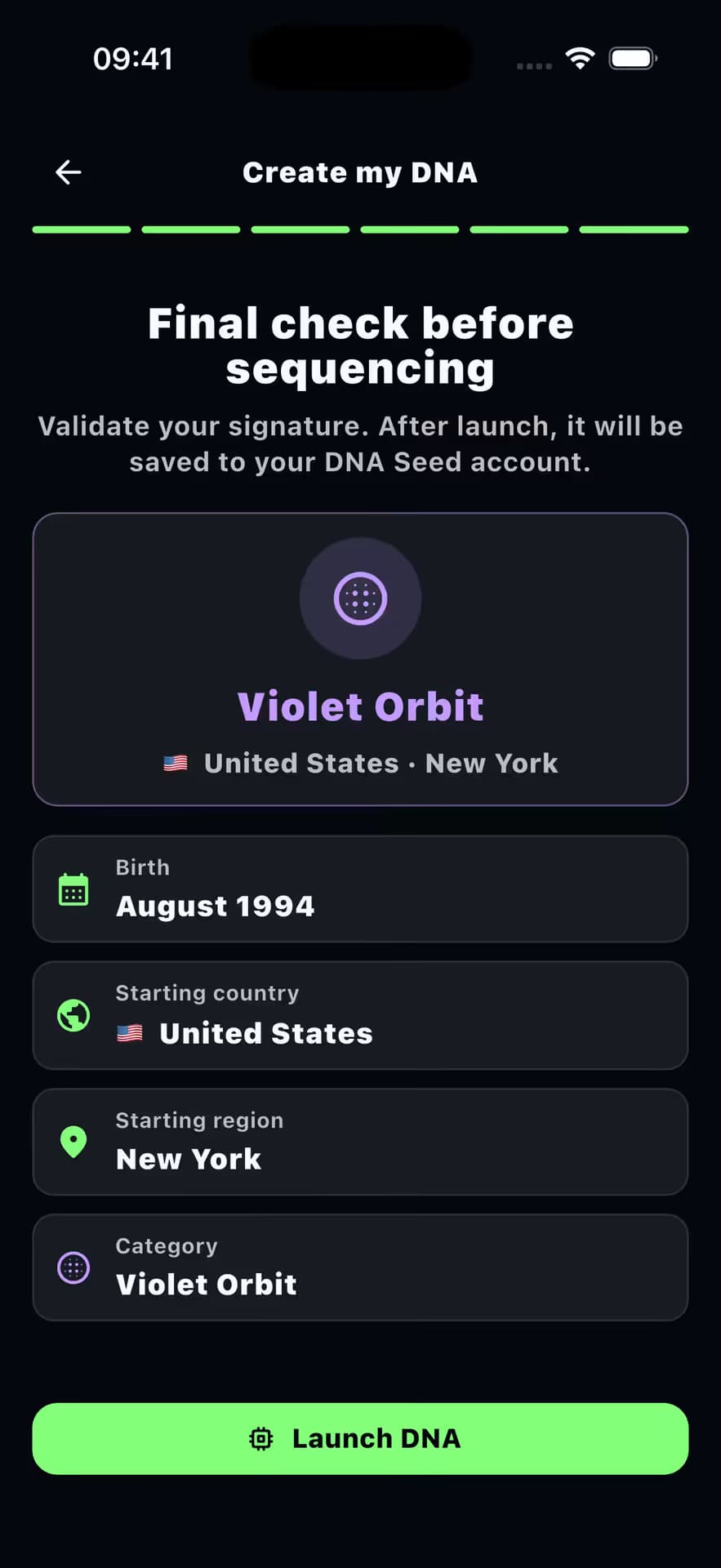 DNA Seed