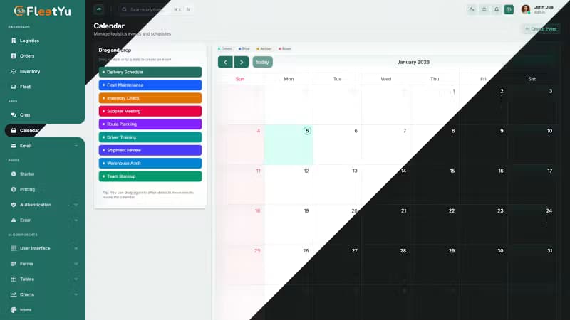 Fleetyu Admin Dashboard