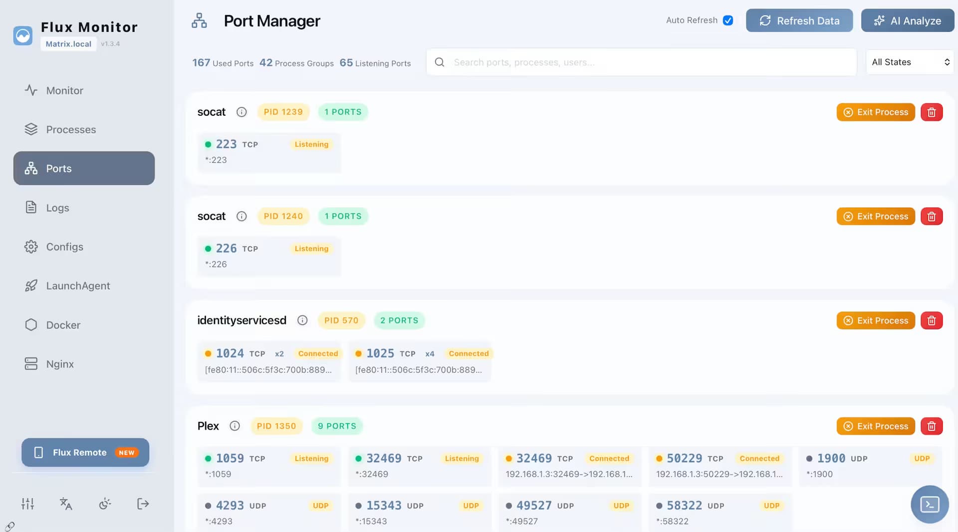 Flux Monitor