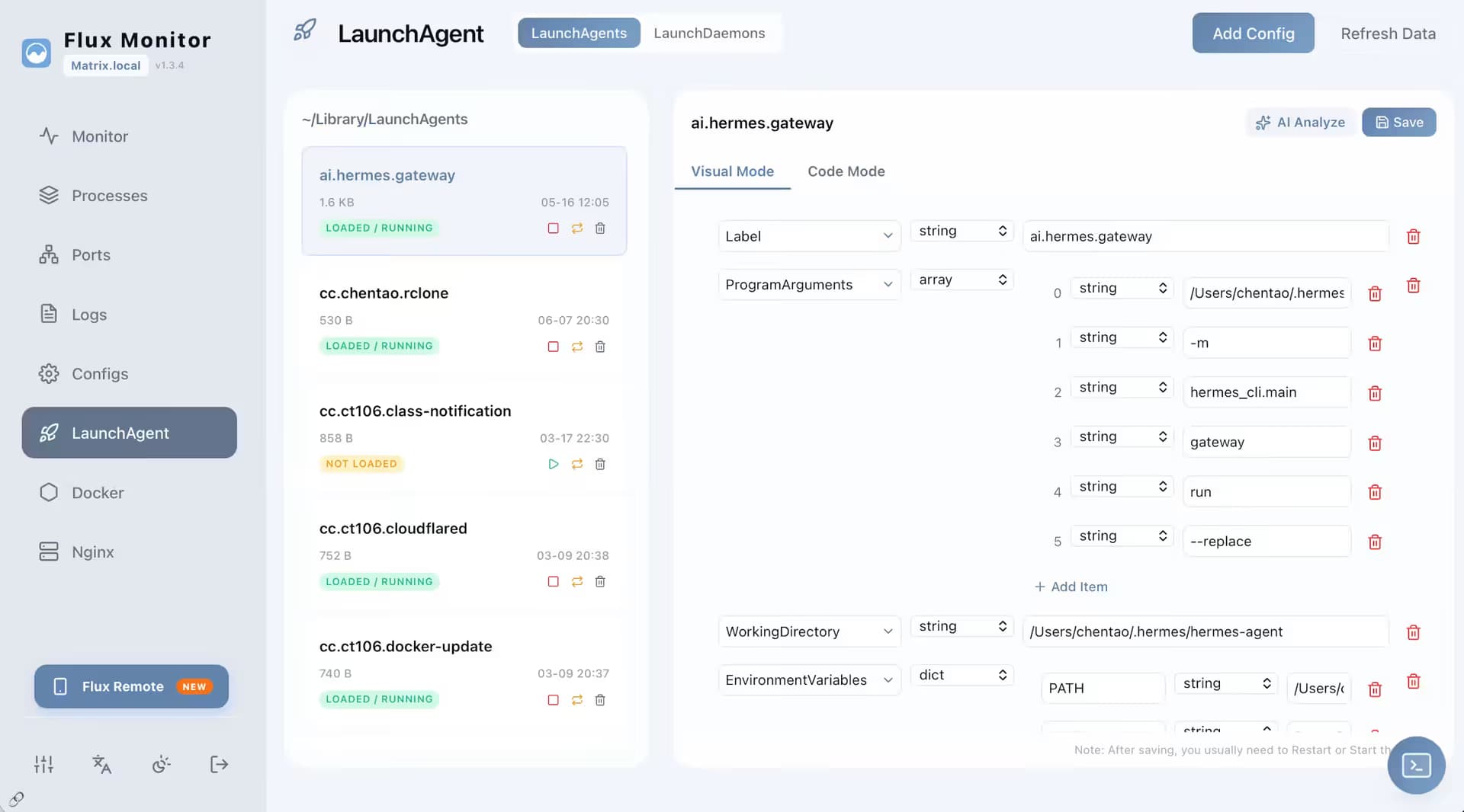 Flux Monitor