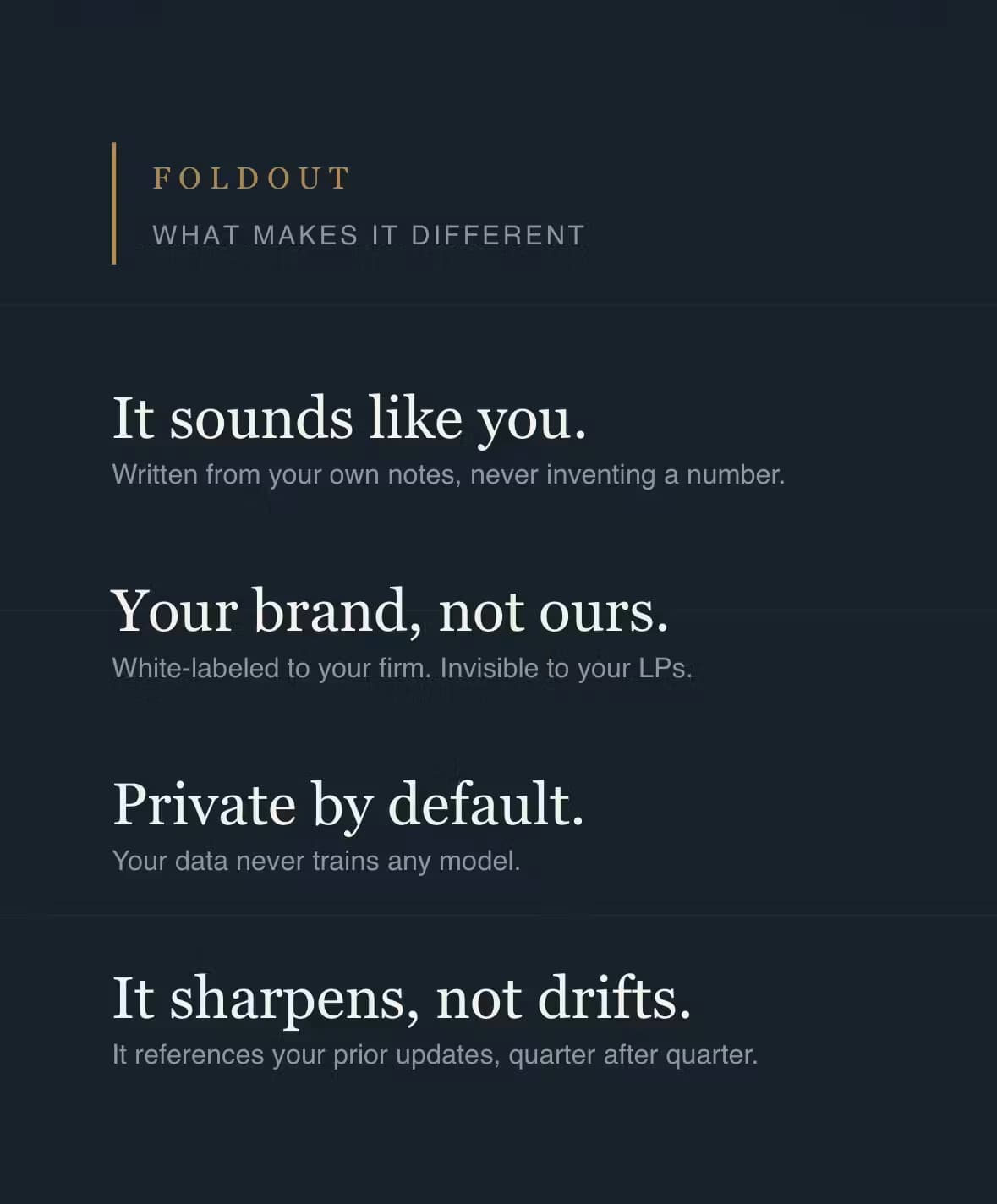 Foldout