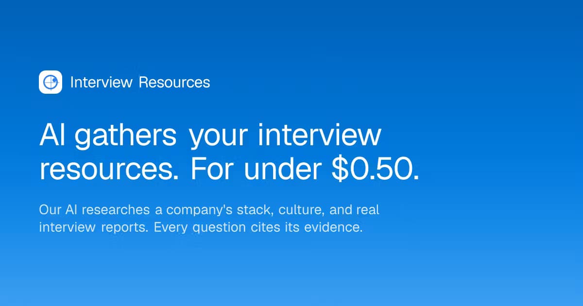 Interview Resources