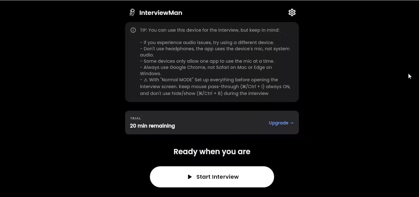 InterviewMan