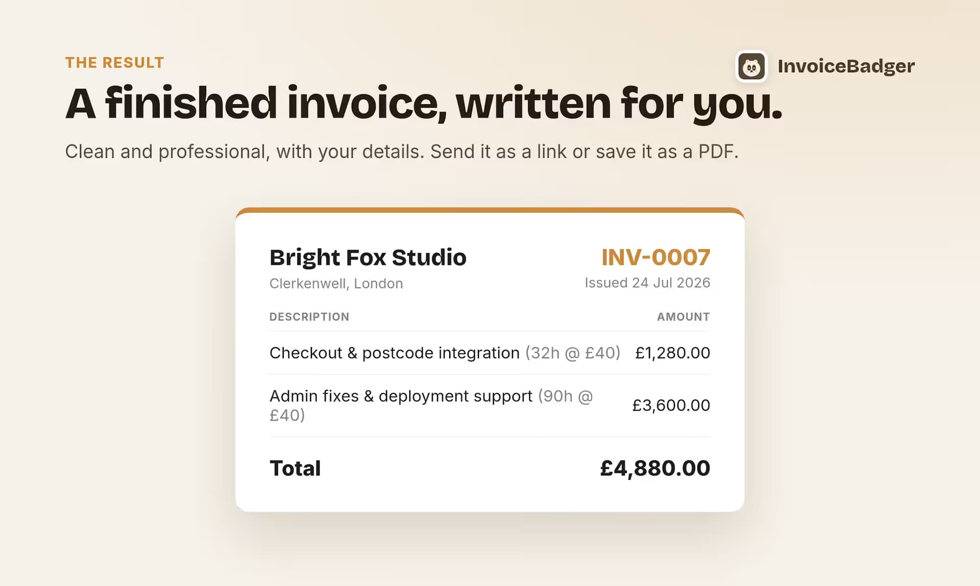 Invoice Badger