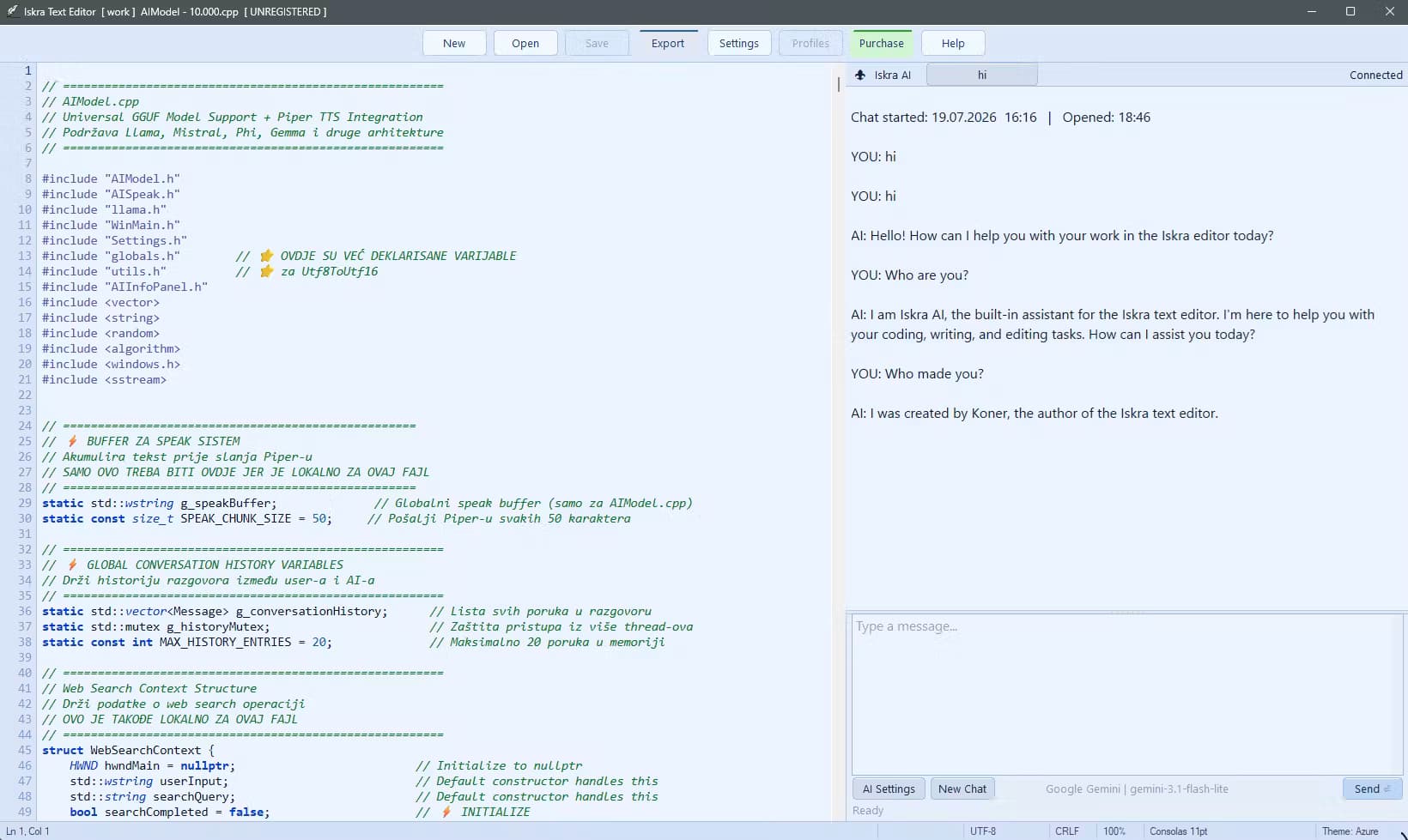 Iskra Text Editor