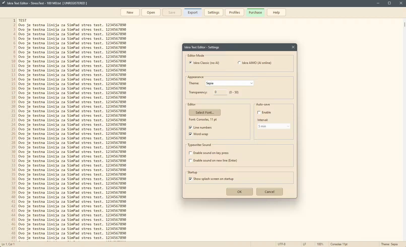 Iskra Text Editor