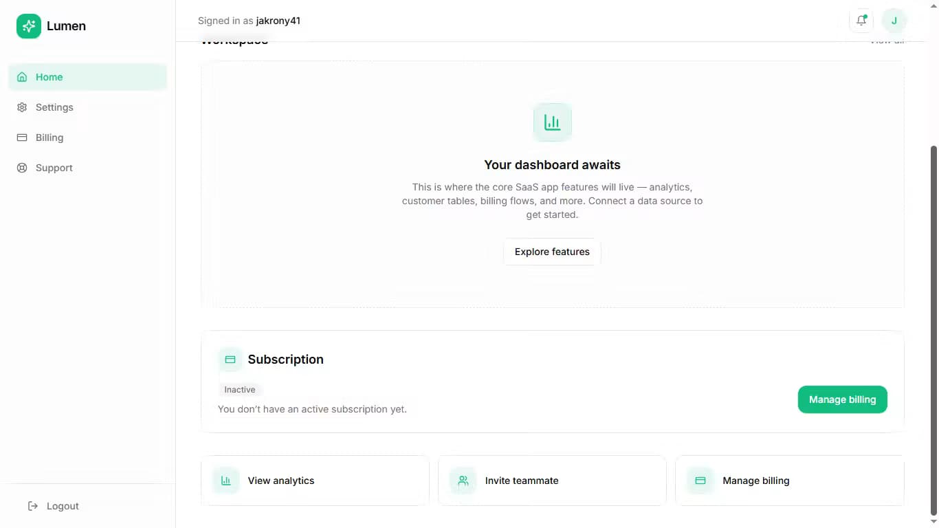 Lumen SaaS Boilerplate