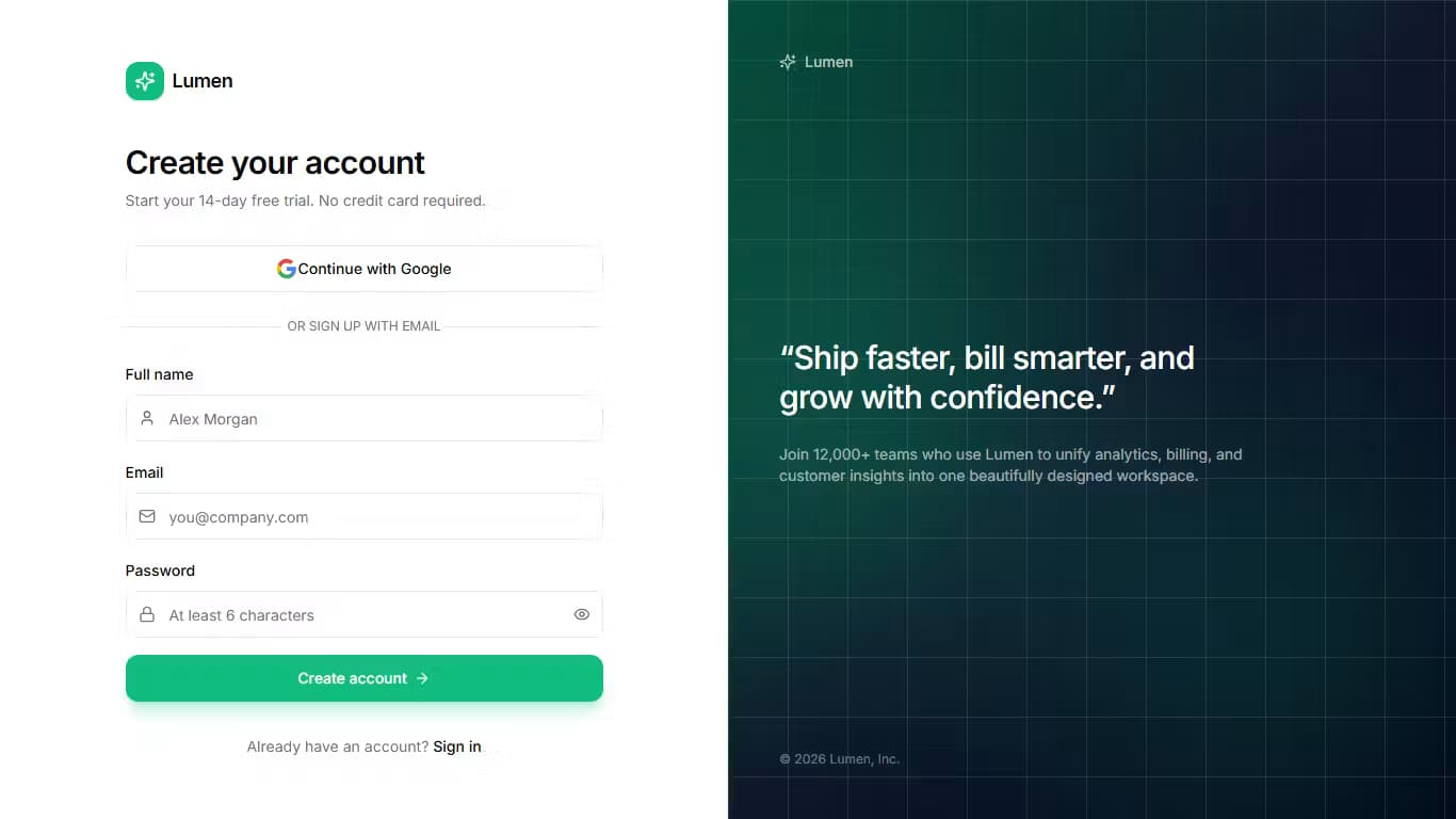 Lumen SaaS Boilerplate