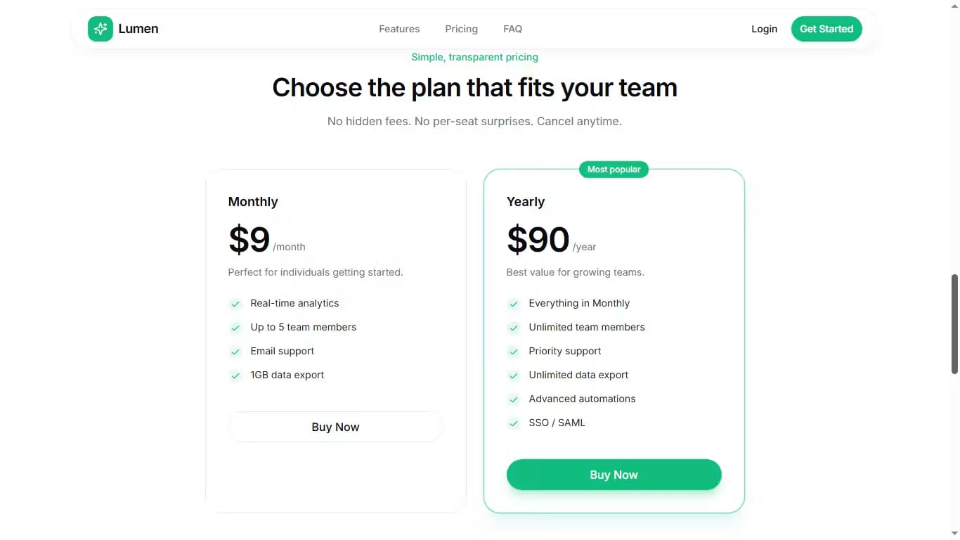 Lumen SaaS Boilerplate