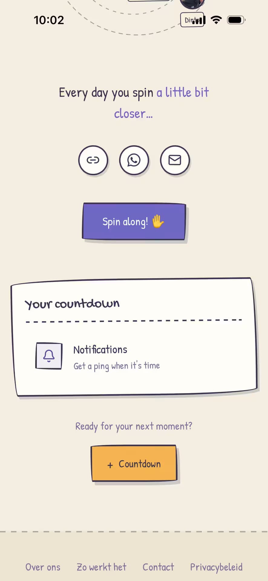 MyCountDownPage