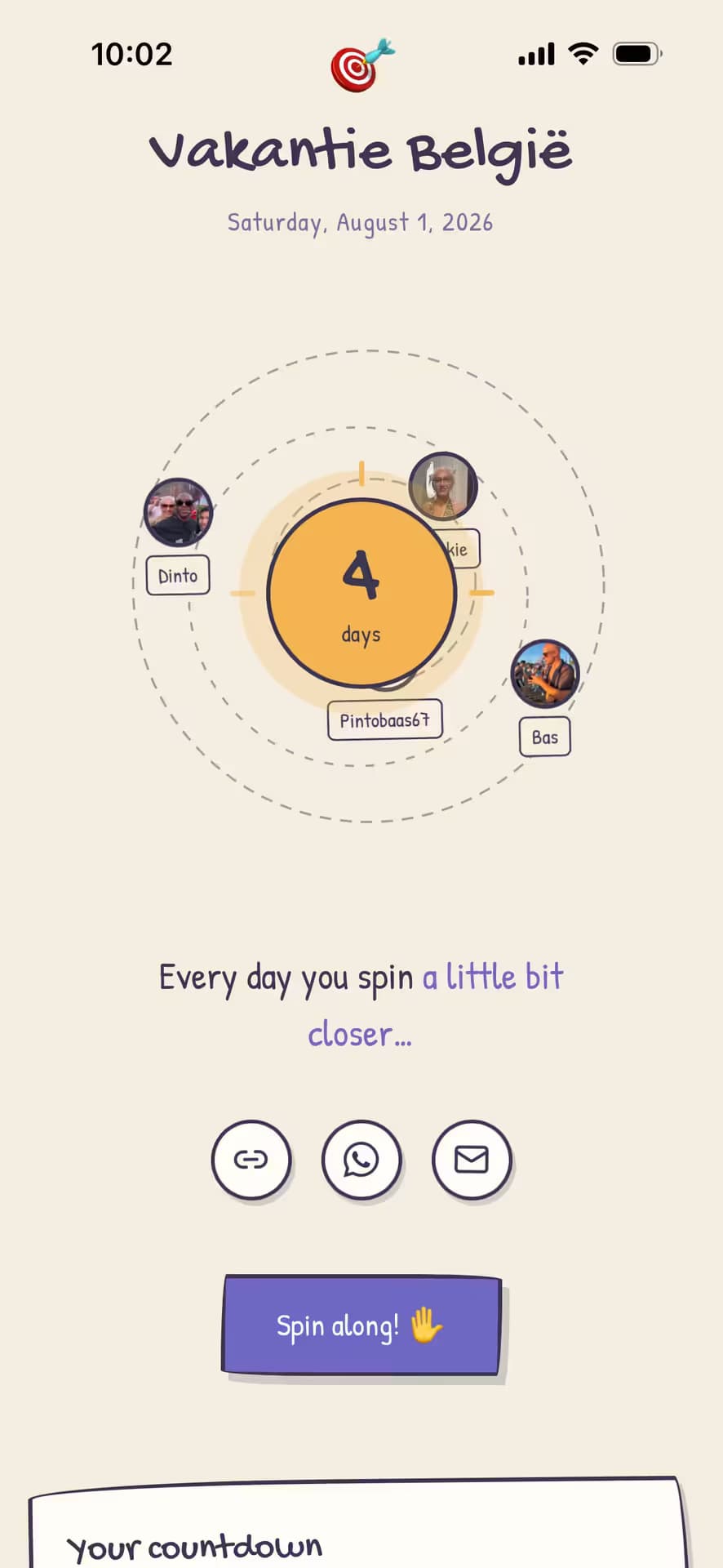 MyCountDownPage