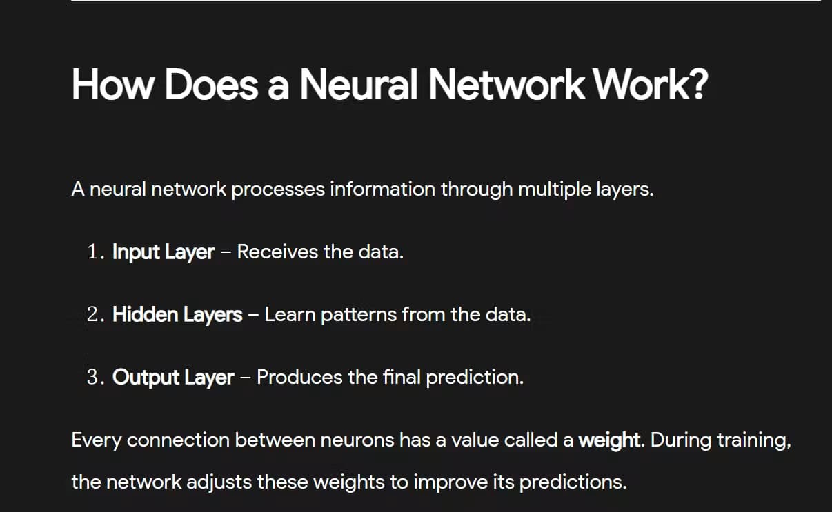 Neural Networks Explained