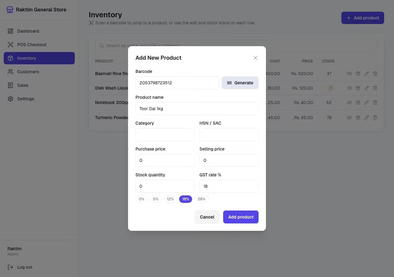 NodeDR POS