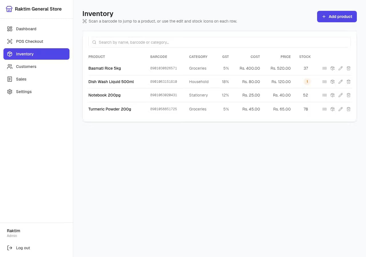 NodeDR POS