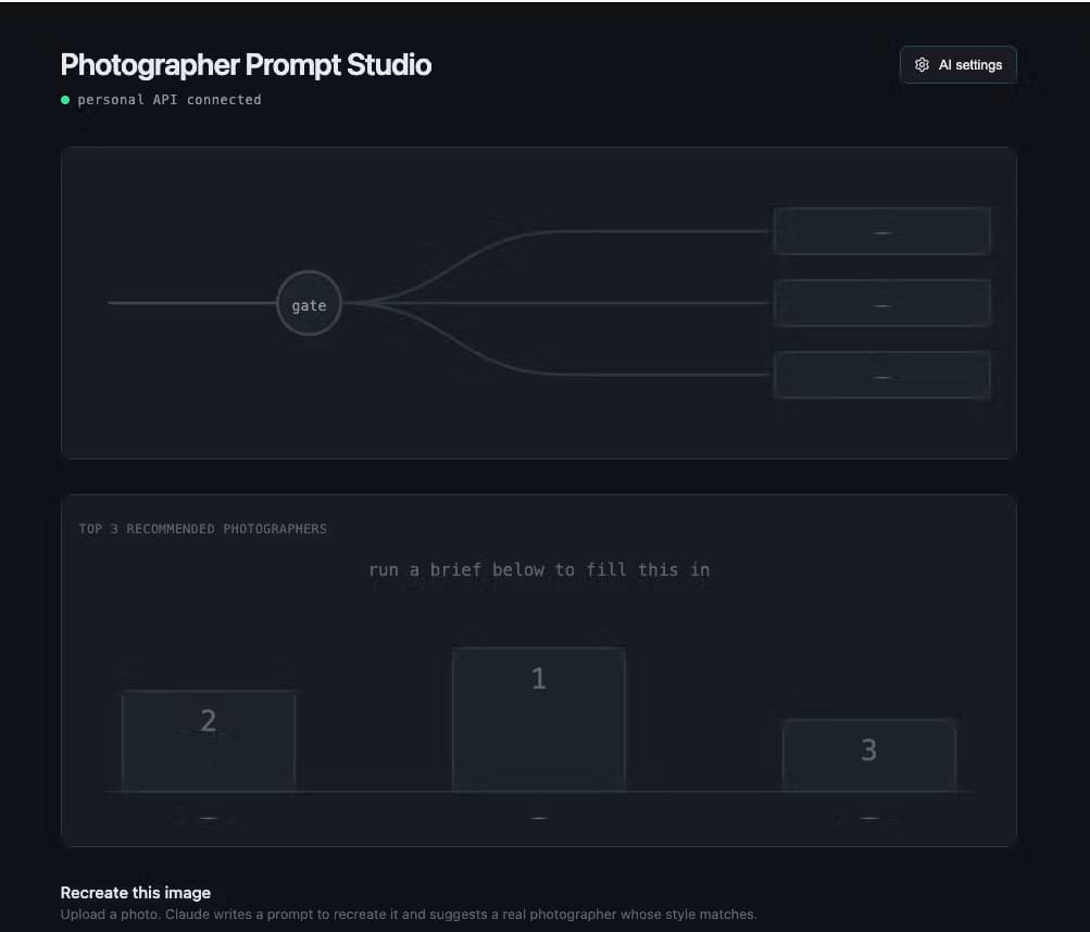Photographer Prompt Studio