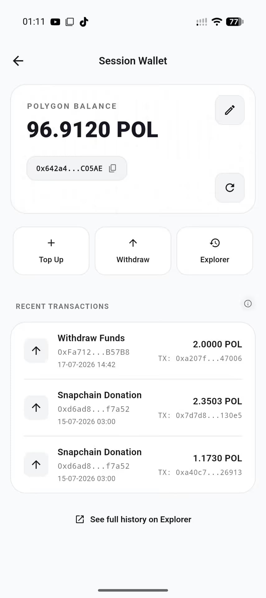 Snapchain