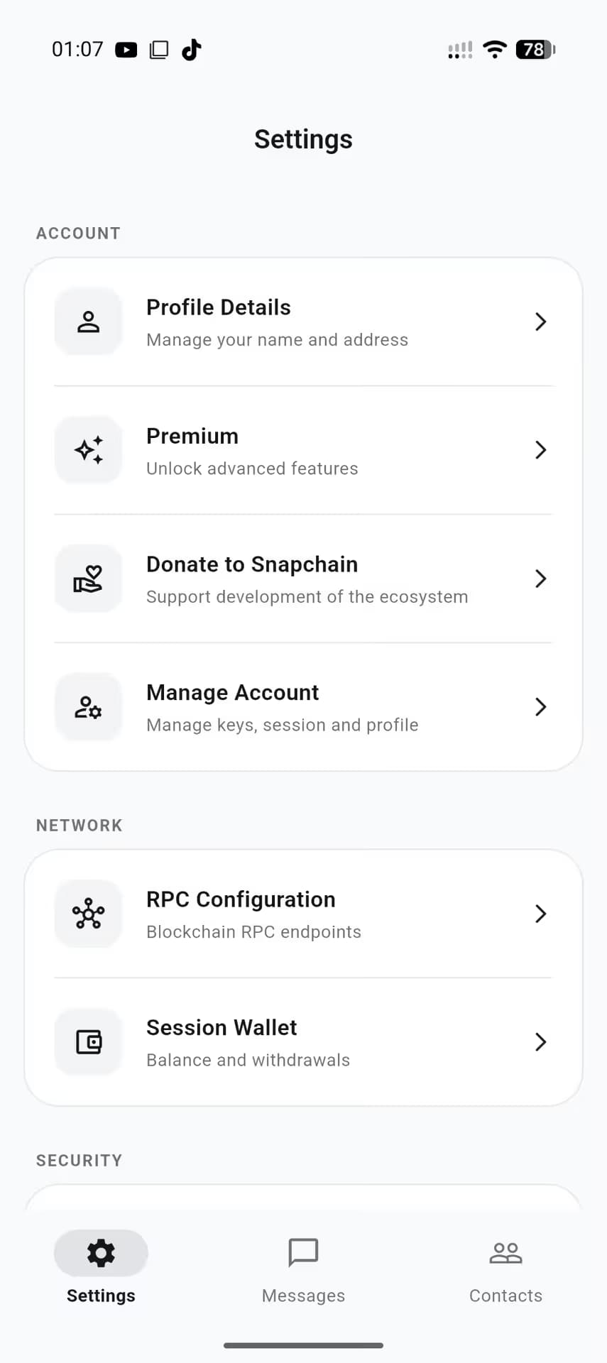 Snapchain