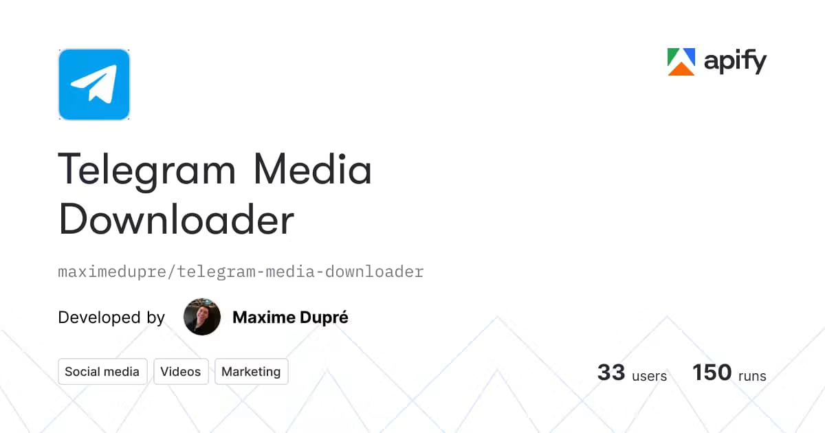 Telegram Media Downloader