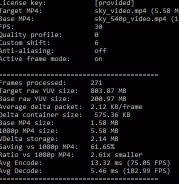 VDelta Codec SDK