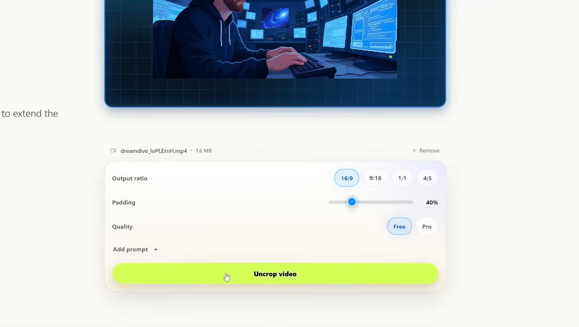 VideoExpander