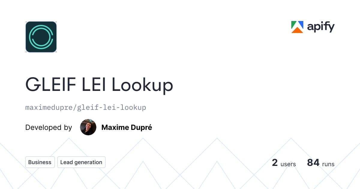 GLEIF LEI Lookup