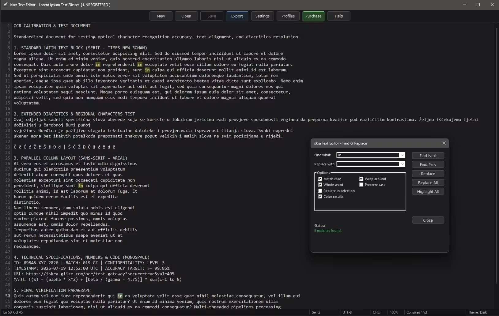 Iskra Text Editor