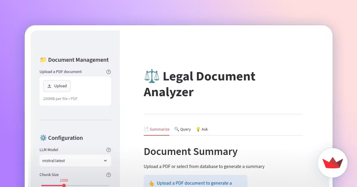 Leagal Document Analyzer