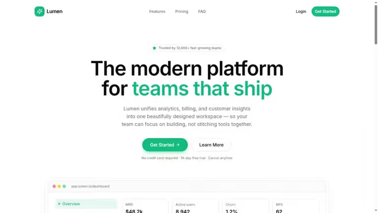 Lumen SaaS Boilerplate