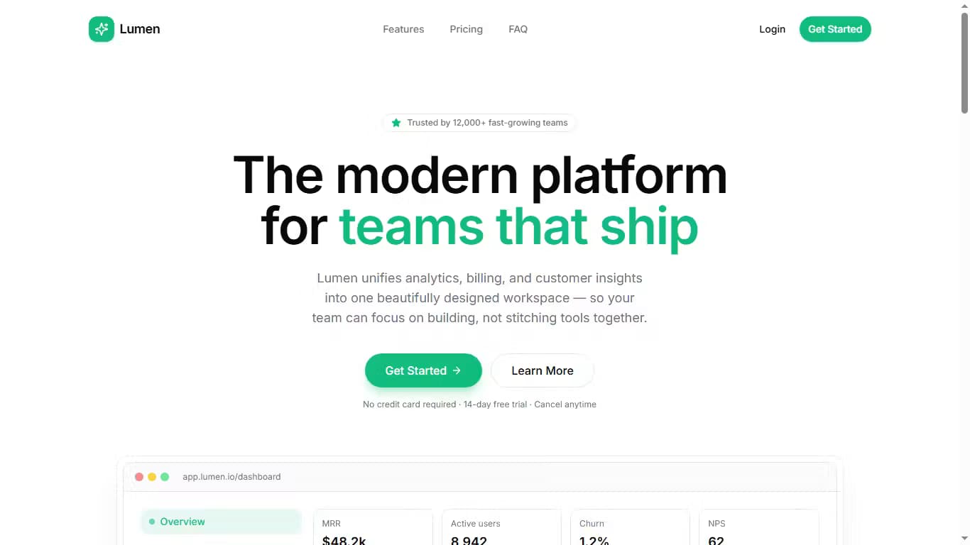 Lumen SaaS Boilerplate