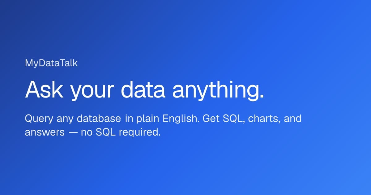 MyDataTalk
