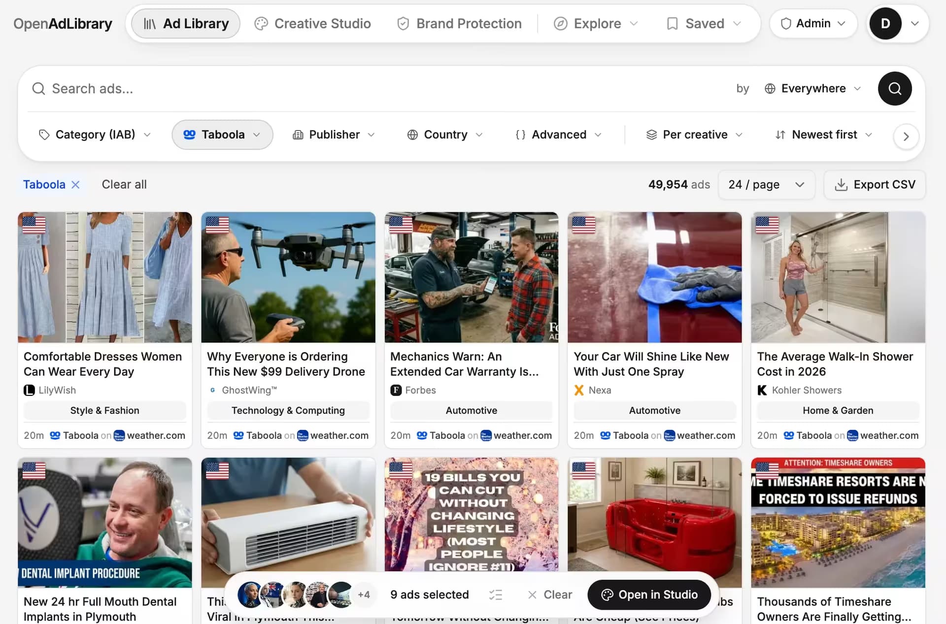 OpenAdLibrary