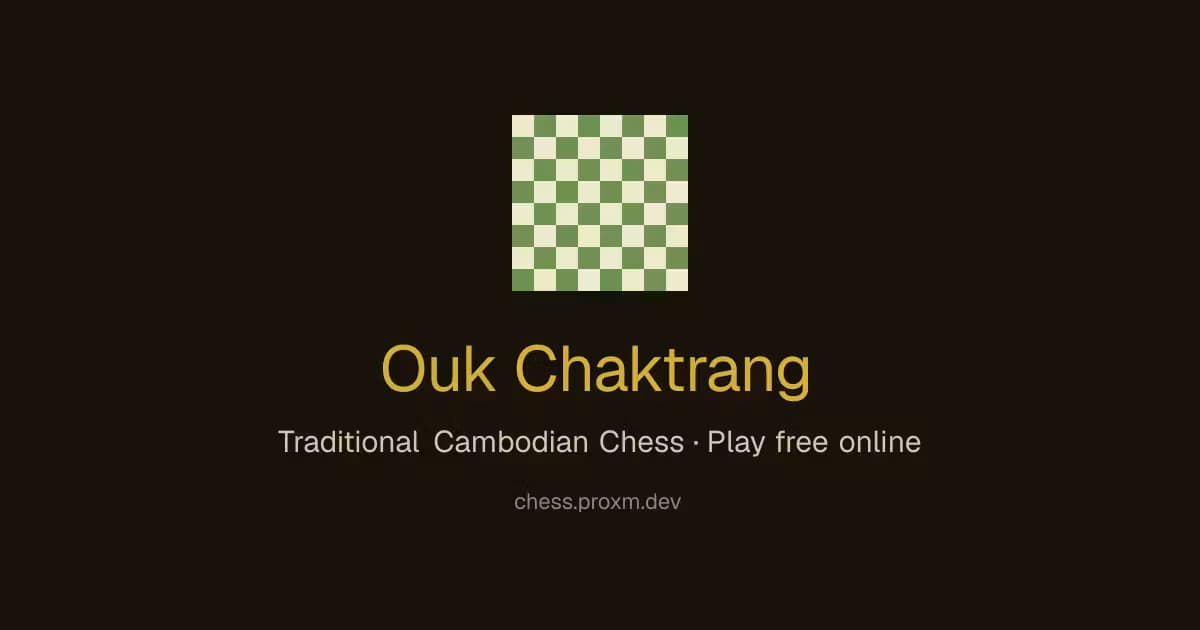 Ouk Chaktrang Arena
