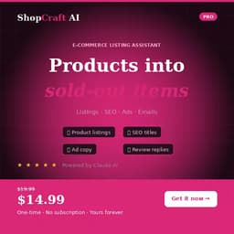 ShopCraft AI