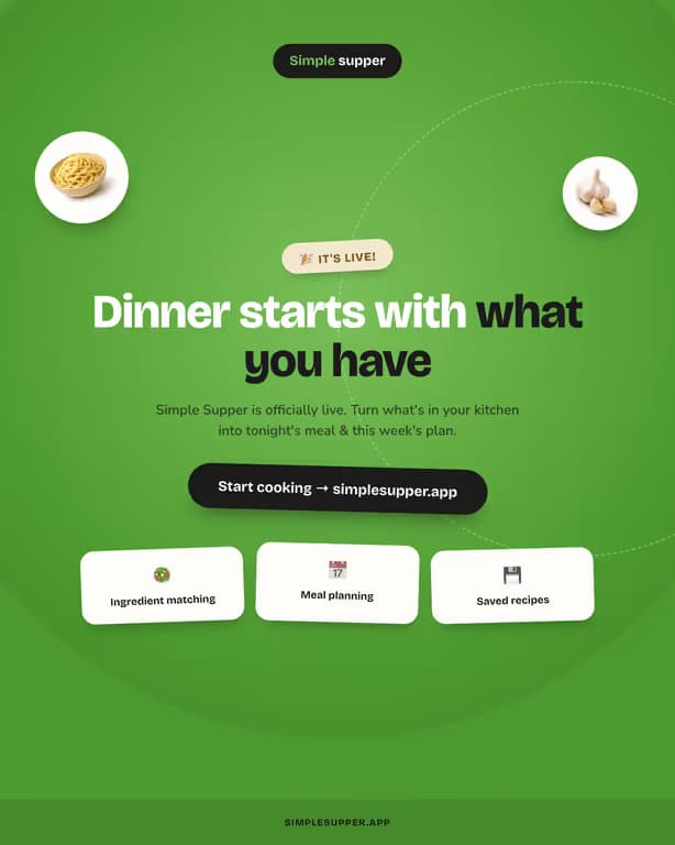 Simple supper