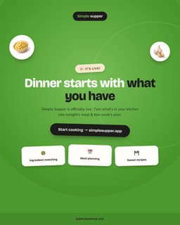 Simple supper