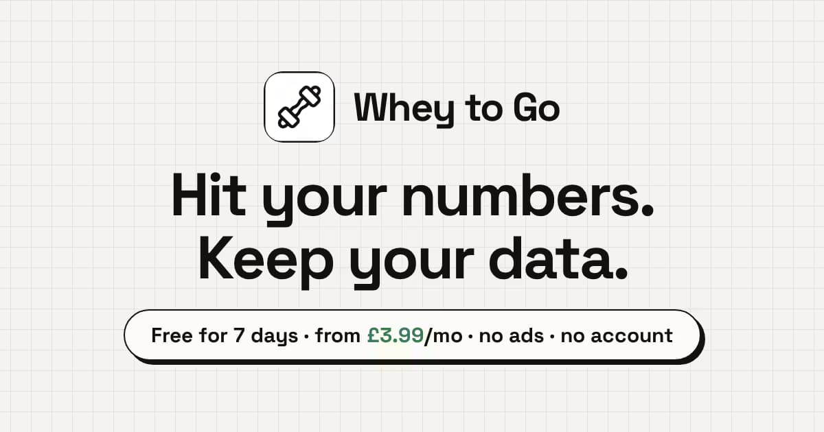 Whey to Go