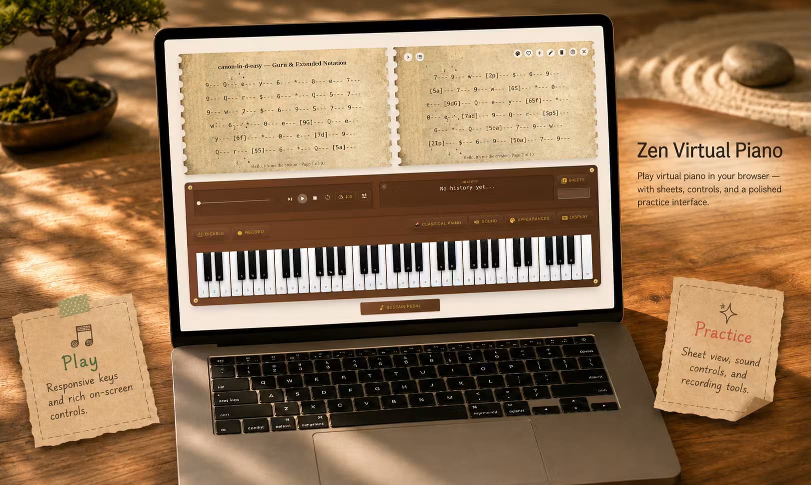 Zen Virtual Piano